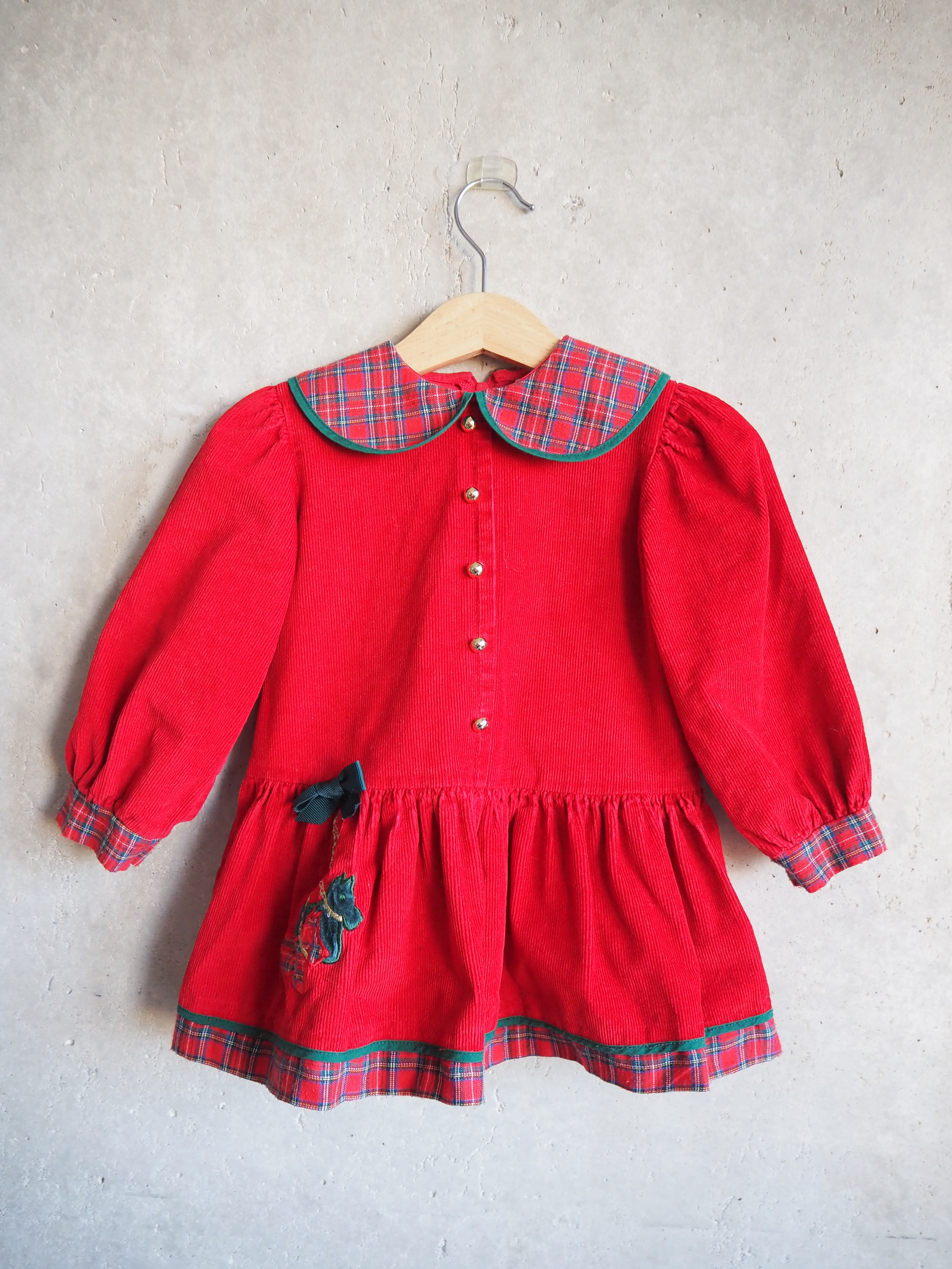 Sukienka z kołnierzykiem Vintage