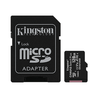 Memoria Micro SD Kingston Canvas Select Plus de 128 GB