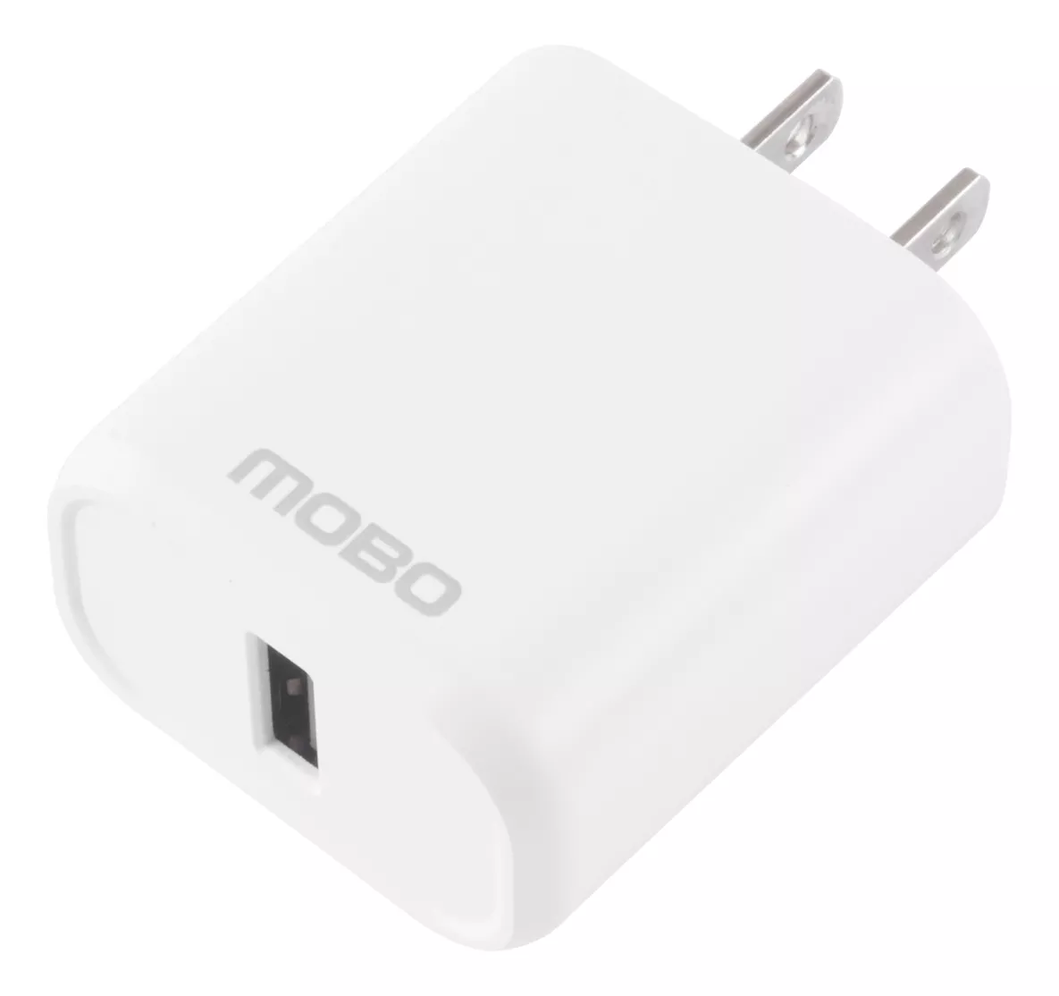 KIT DE CARGA MOBO 1 PUERTO + CABLE TIPO C BLANCO 10W