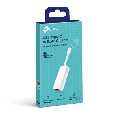 ADAPTADOR DE RED TIPO USB C A ETHERNET (RJ45)