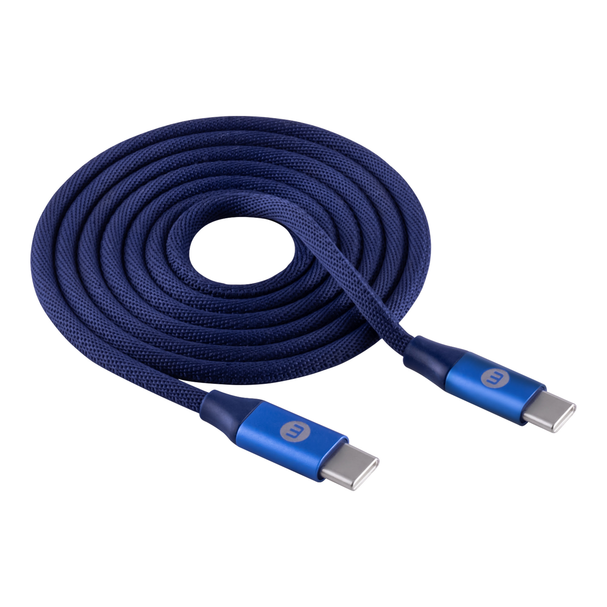 CABLE MOBO KNIT TIPO C A TIPO C AZUL 1M 3A