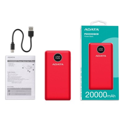 Batería portátil ADATA P20000QCD (Power Bank)