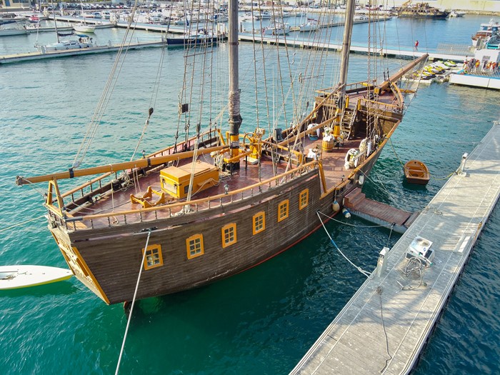 GALEON PIRATA REPLICA S.XVIII