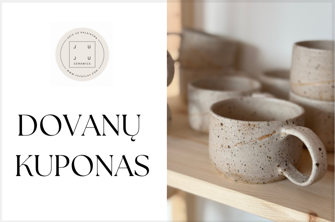 DOVANŲ KUPONAS - lipdymo pamoka