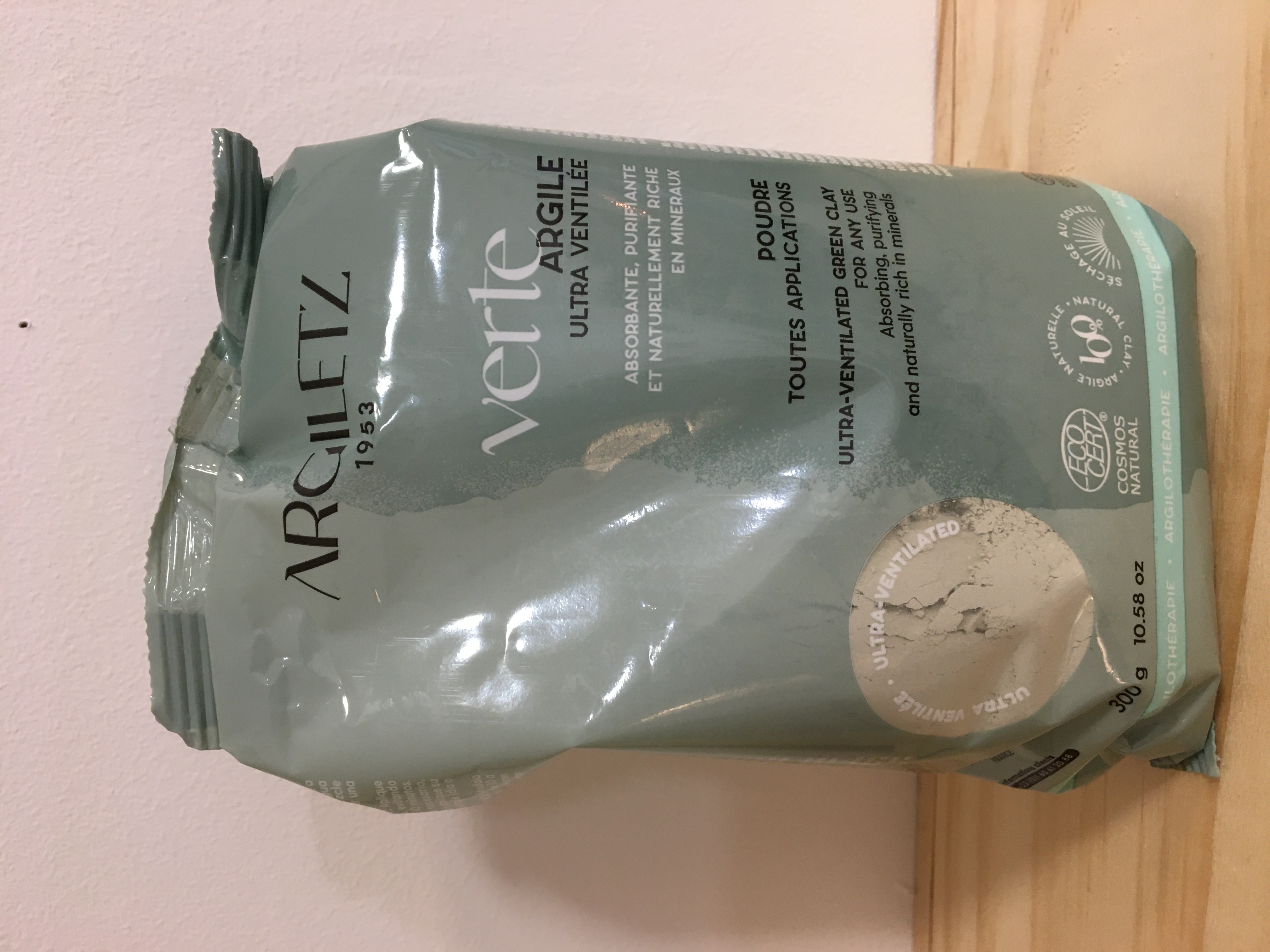 Argile verte ultraventilée en poudre