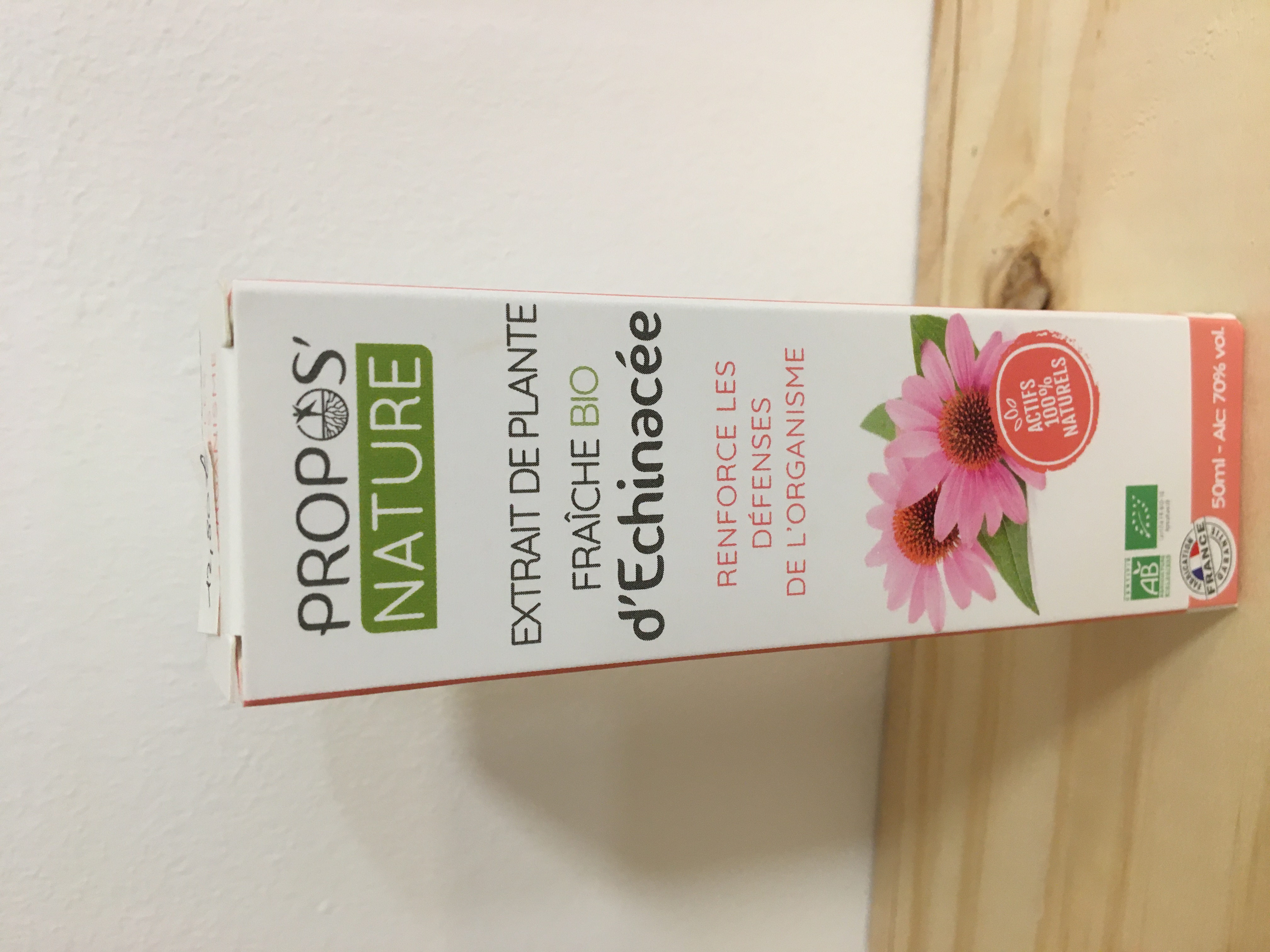 Echinacée BIO Extrait de plantes fraiches  50ml