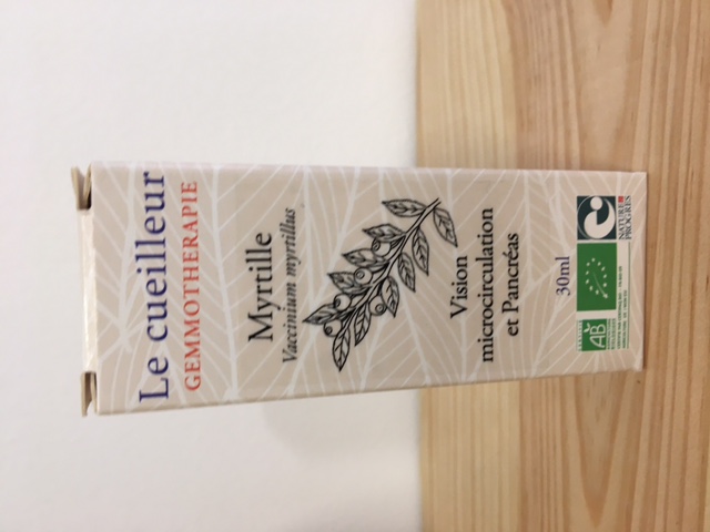 Bourgeons bio unitaire - Myrtille 30 ml