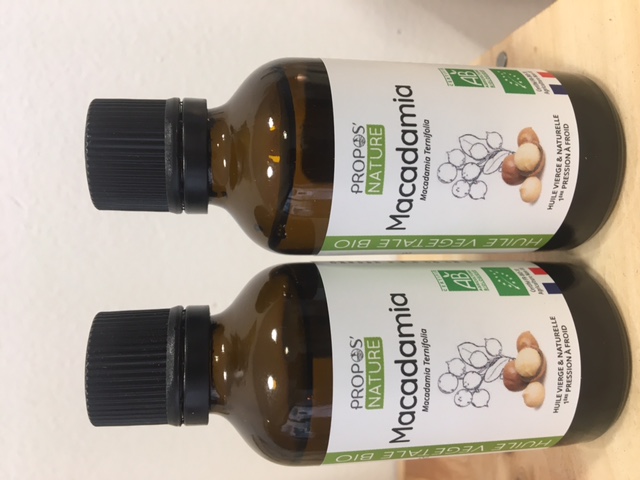 Huile végétale de macadamia BIO 50 ml 
