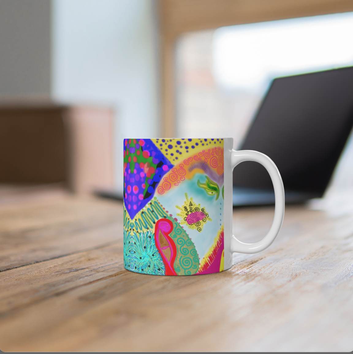 "The Japanese Mountain" Mug 11oz by ©Elkolor