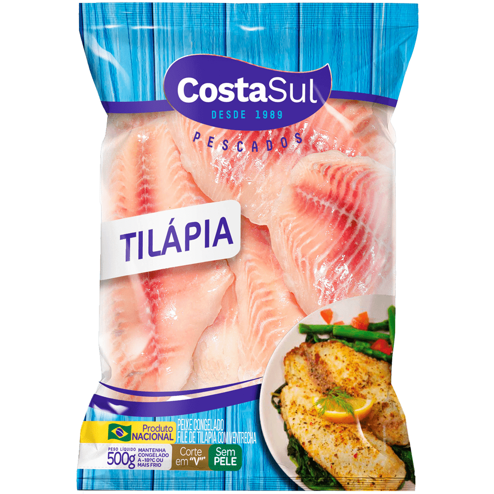 Filé de Tilápia Congelada