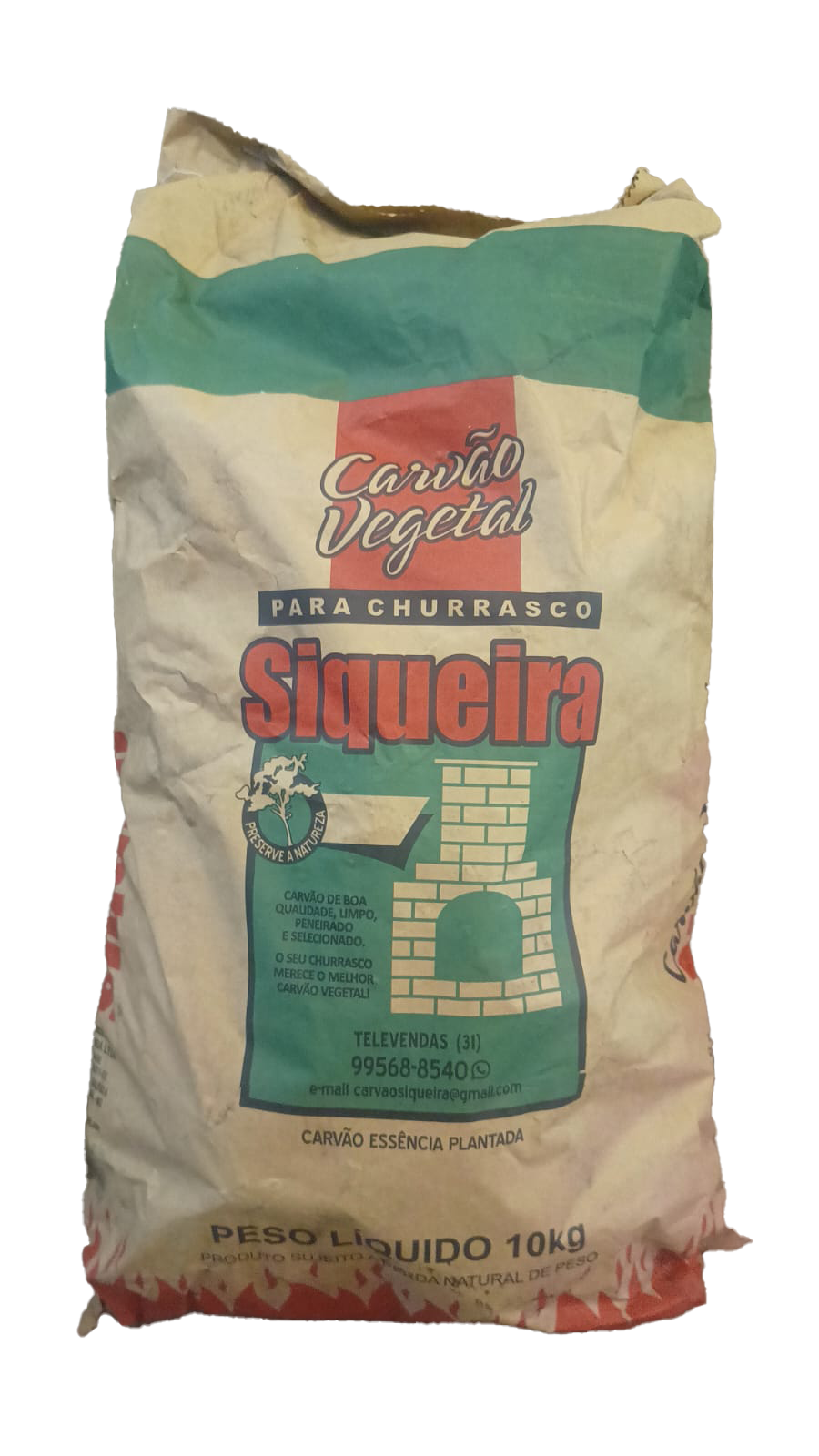 Carvão Pacote de 10Kg