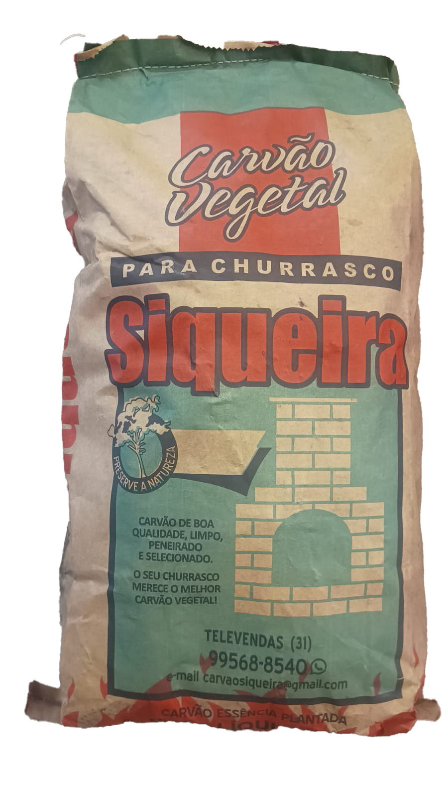 Carvão Pacote de 3Kg