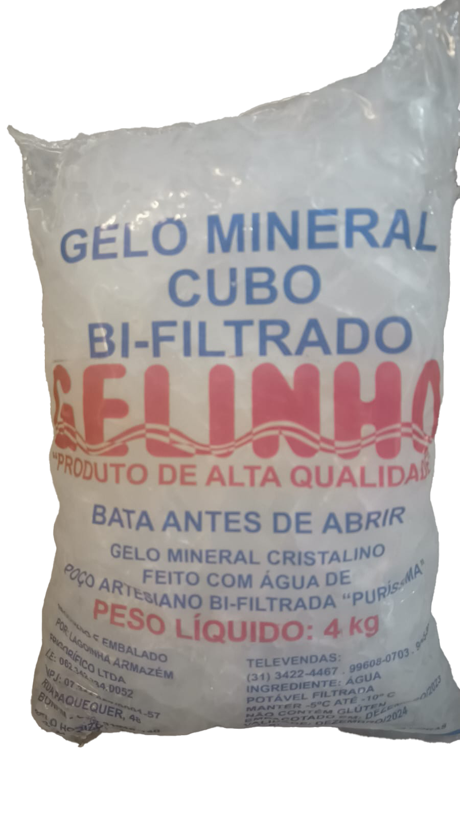 Gelo Cubo 4Kg