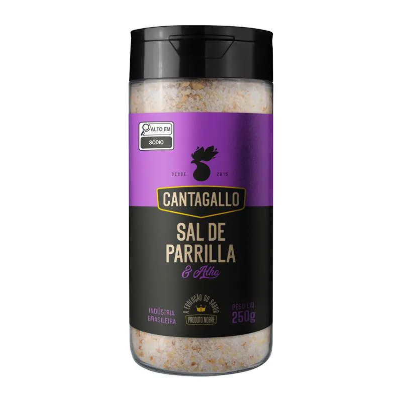 Sal parrilha com alho