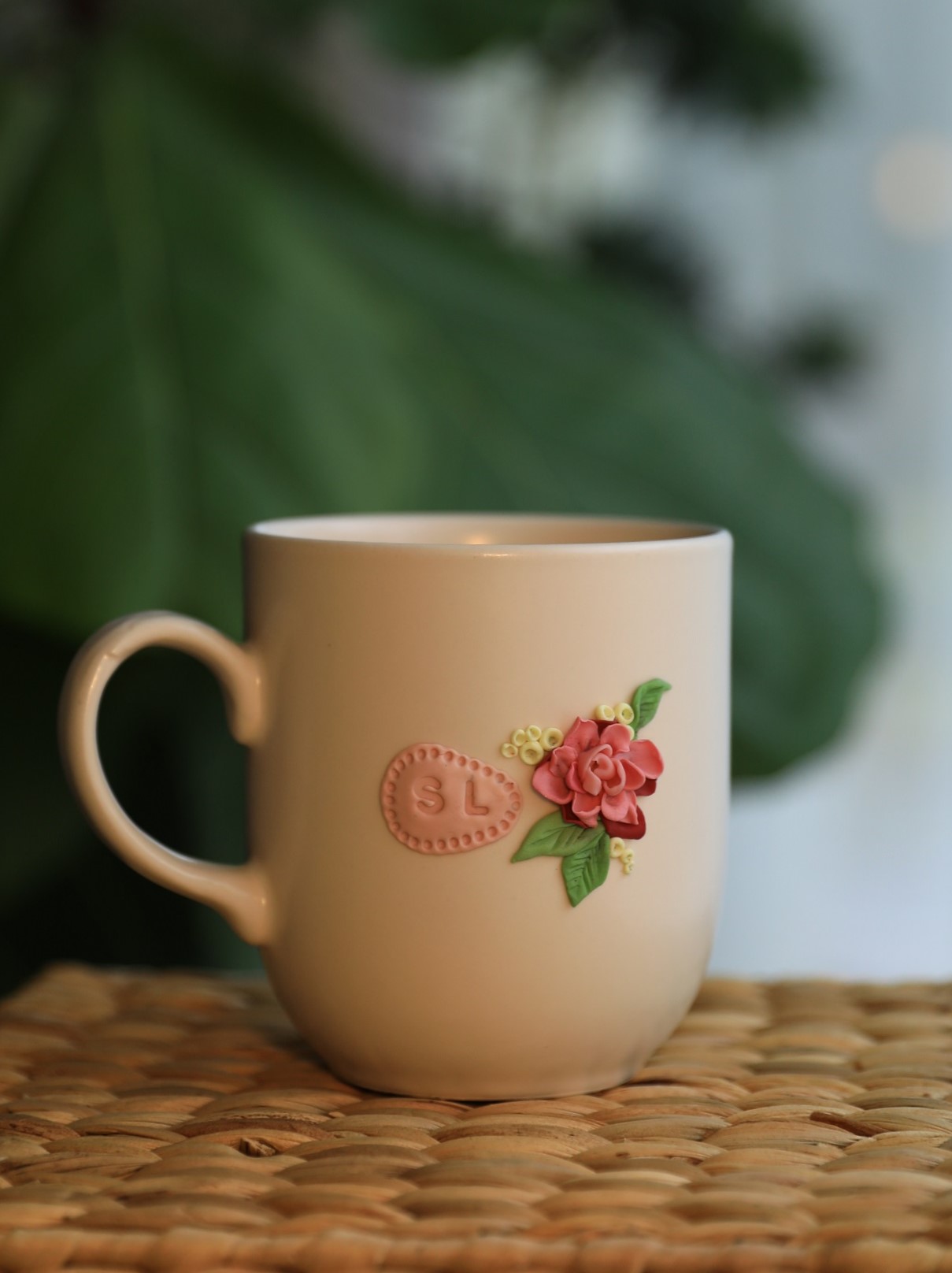 Puodelis 'Rožinė širdelė'