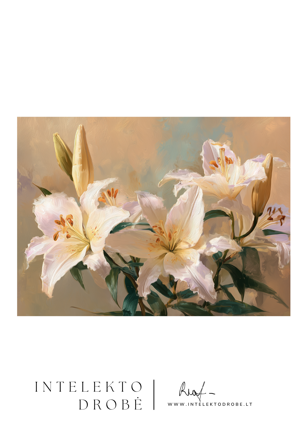 Saulės nubučiuotos lelijos