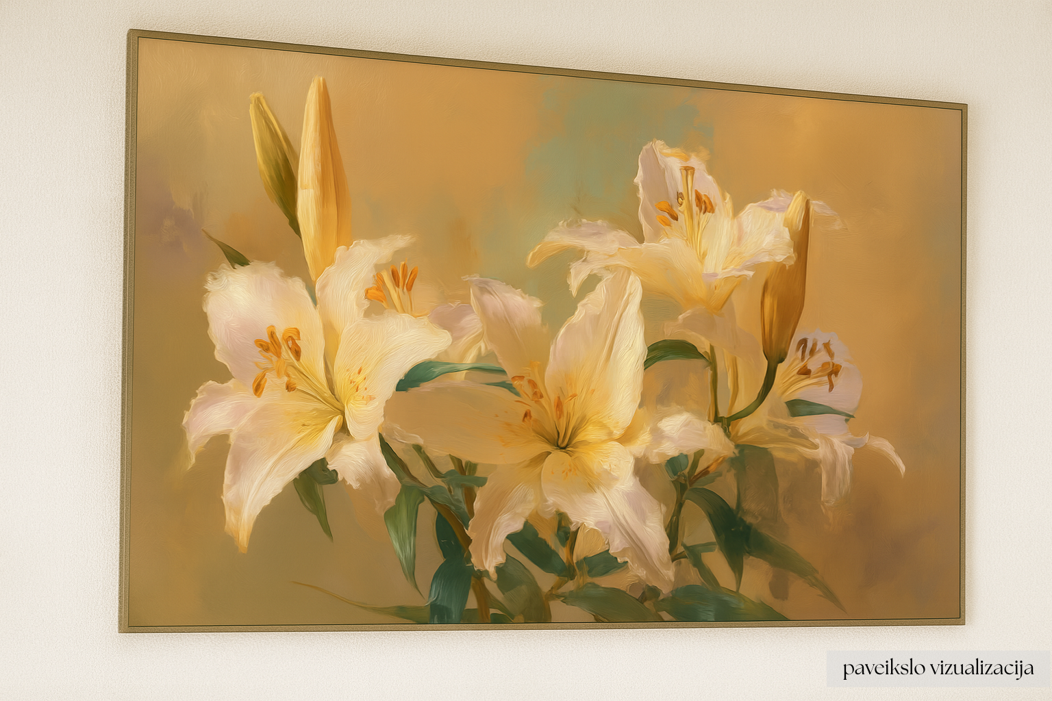 Saulės nubučiuotos lelijos