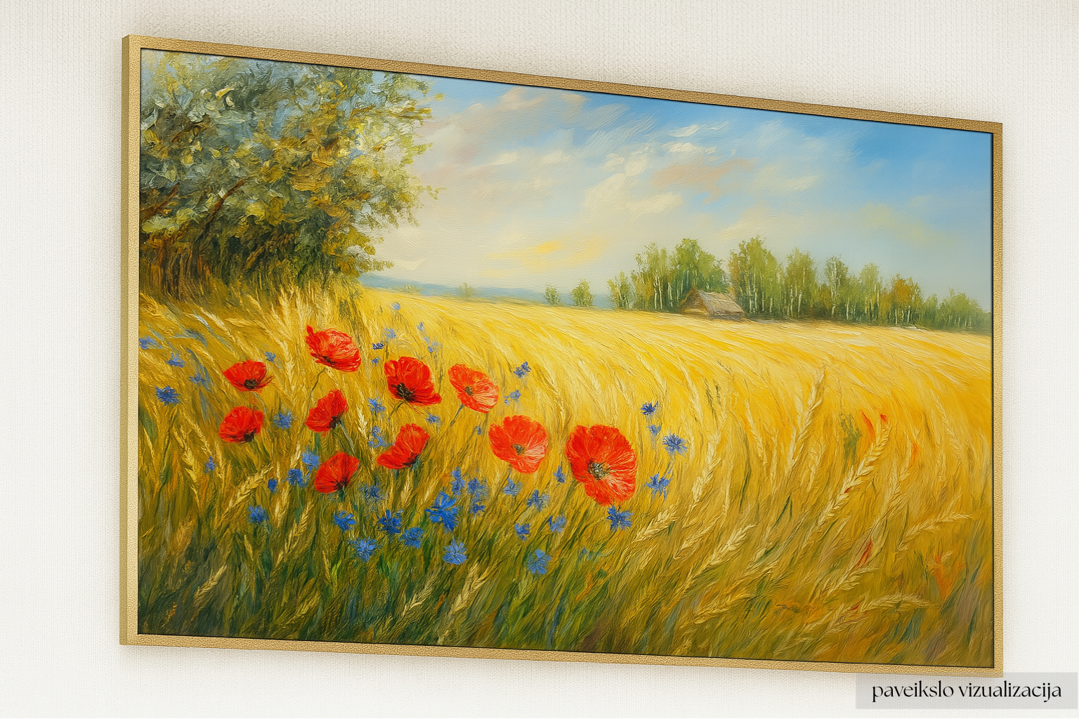 Vasaros kelyje prie rugių