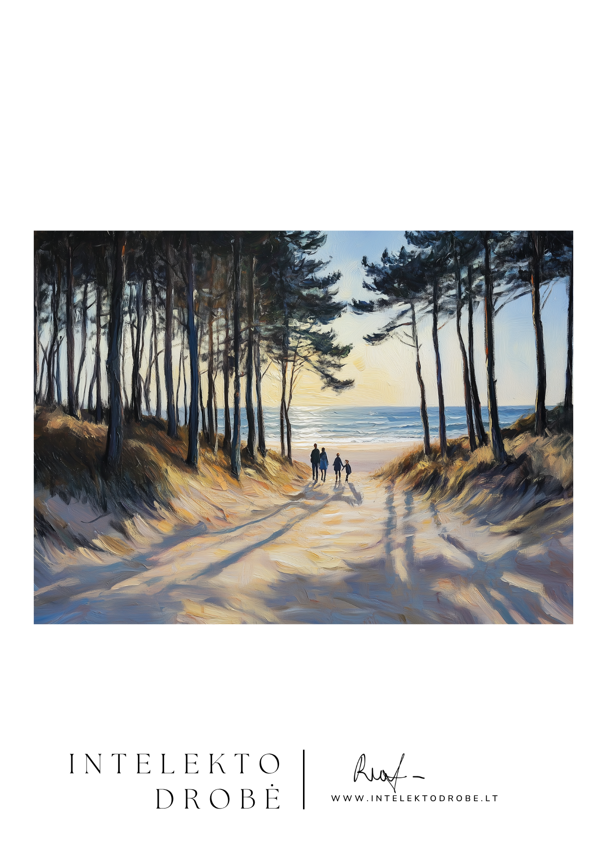 Saulėlydžio takas prie jūros