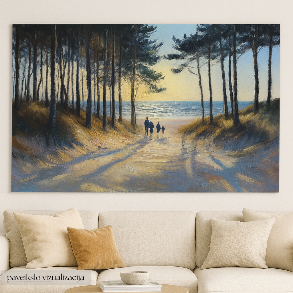 Saulėlydžio takas prie jūros