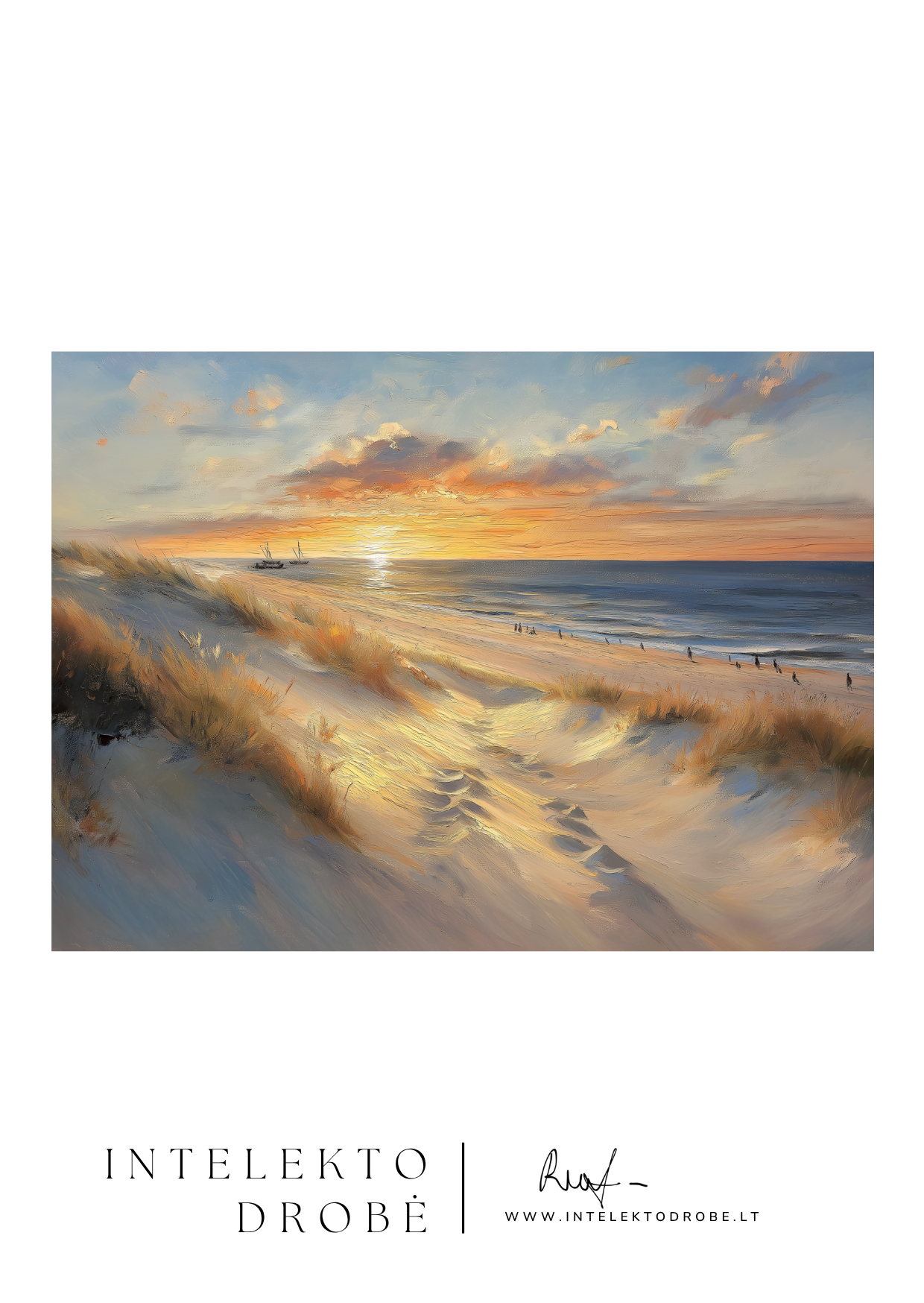 Saulėlydžio žingsniai Kuršių smiltyne