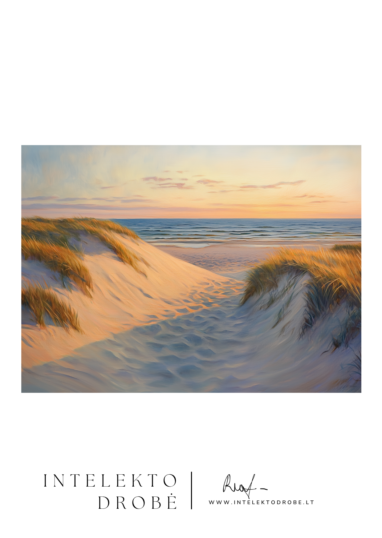 Saulėlydžio kvieslys kopose