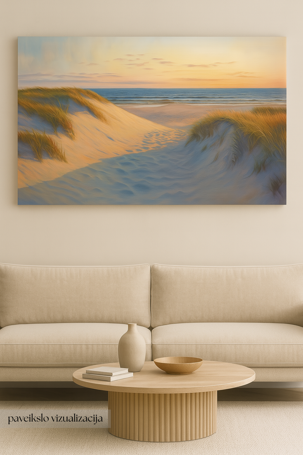 Saulėlydžio kvieslys kopose