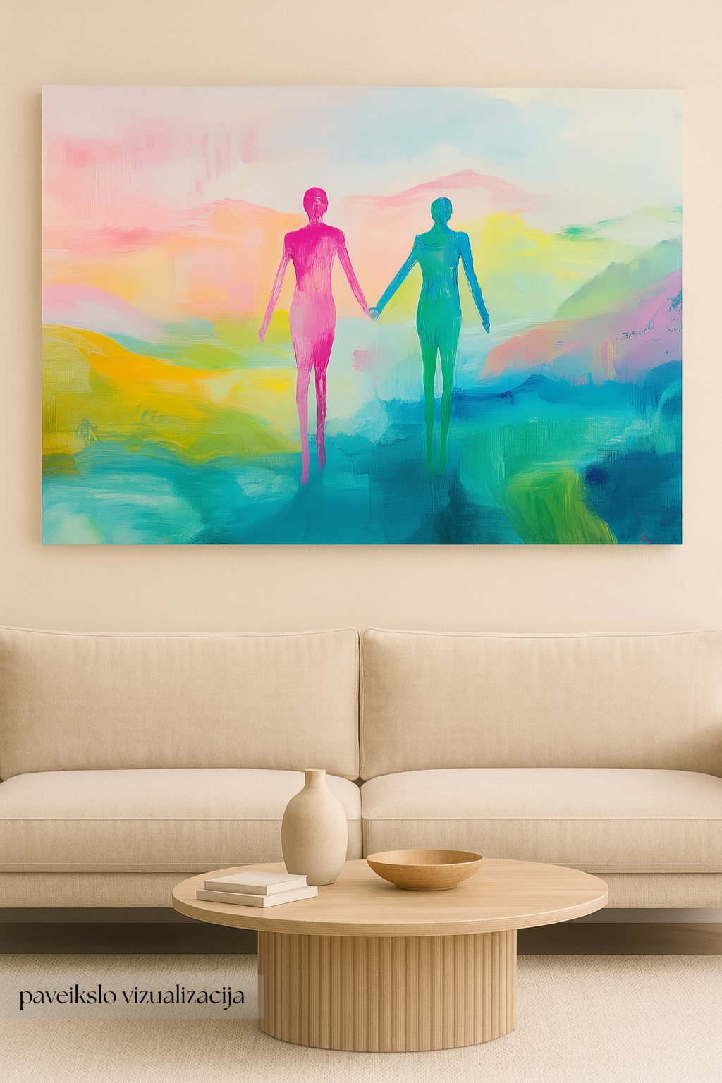 Kartu į spalvų horizontą