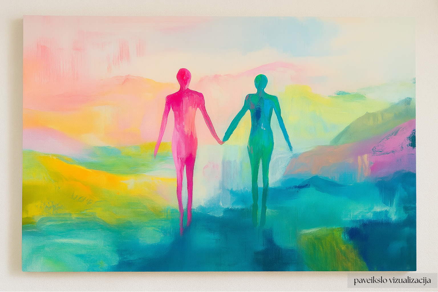 Kartu į spalvų horizontą