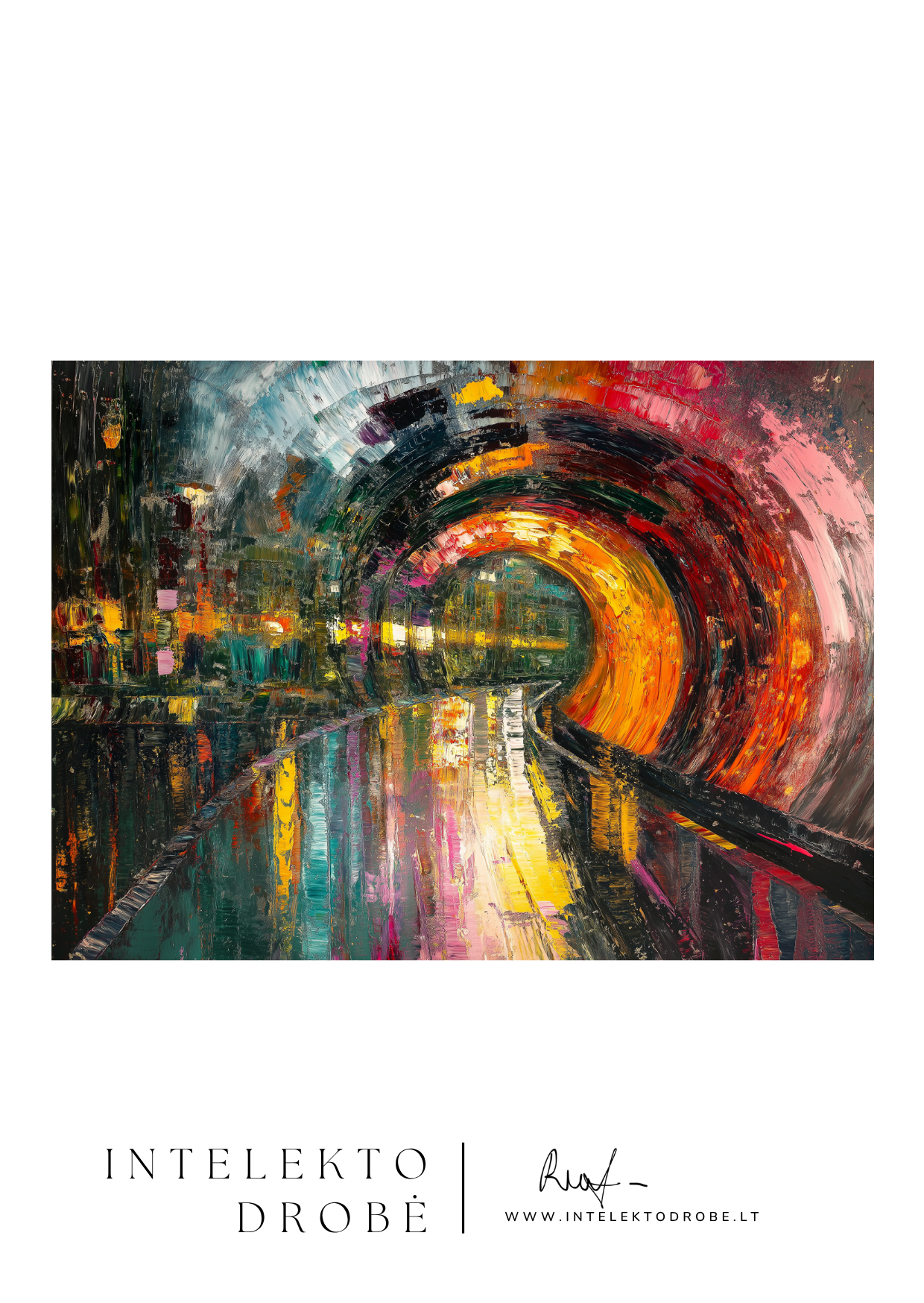 Begalybės šviesų tunelis