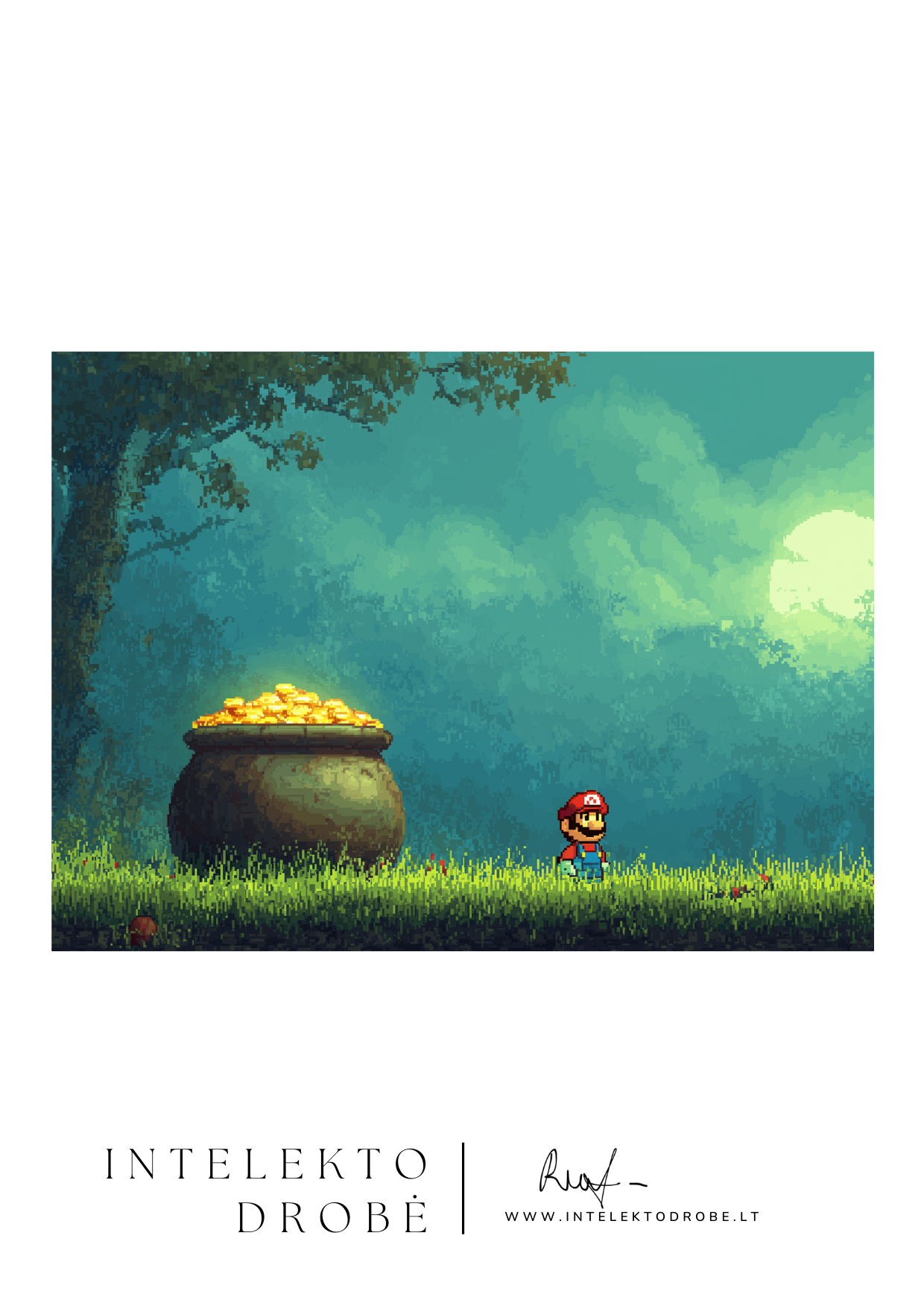 Auksas po pikselių saule