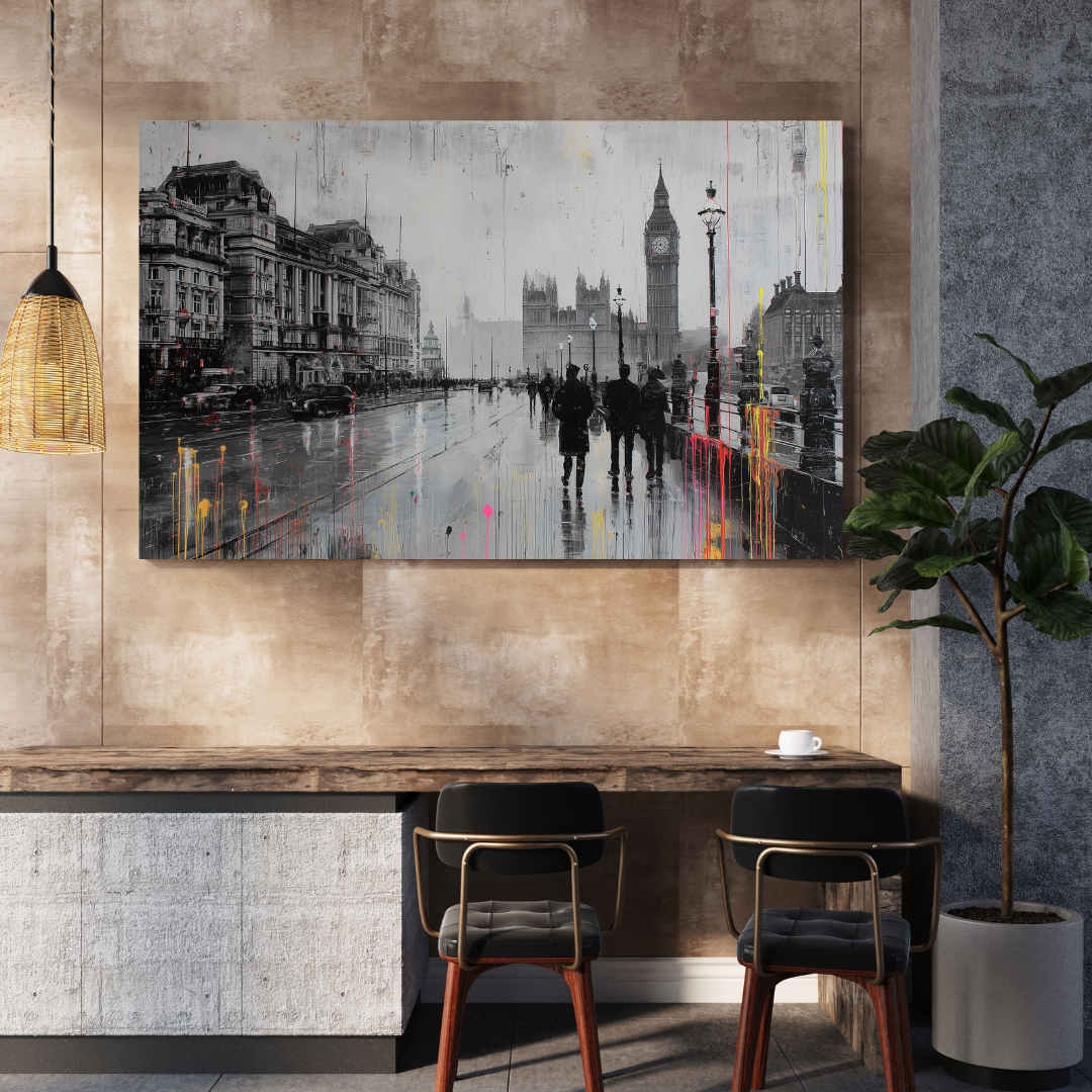 Londono nuotykiai lietuje