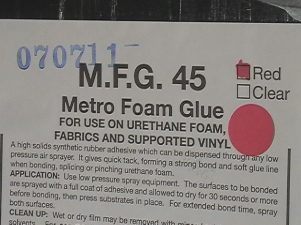 Metro Foam Glue 45