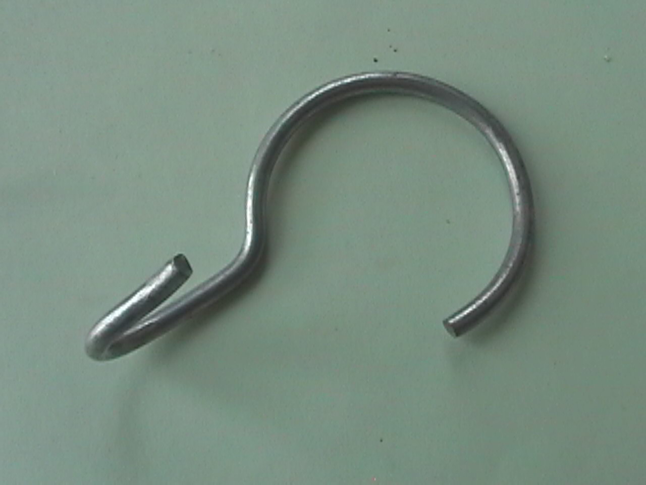 Hooks to hang your fabric sample books.
