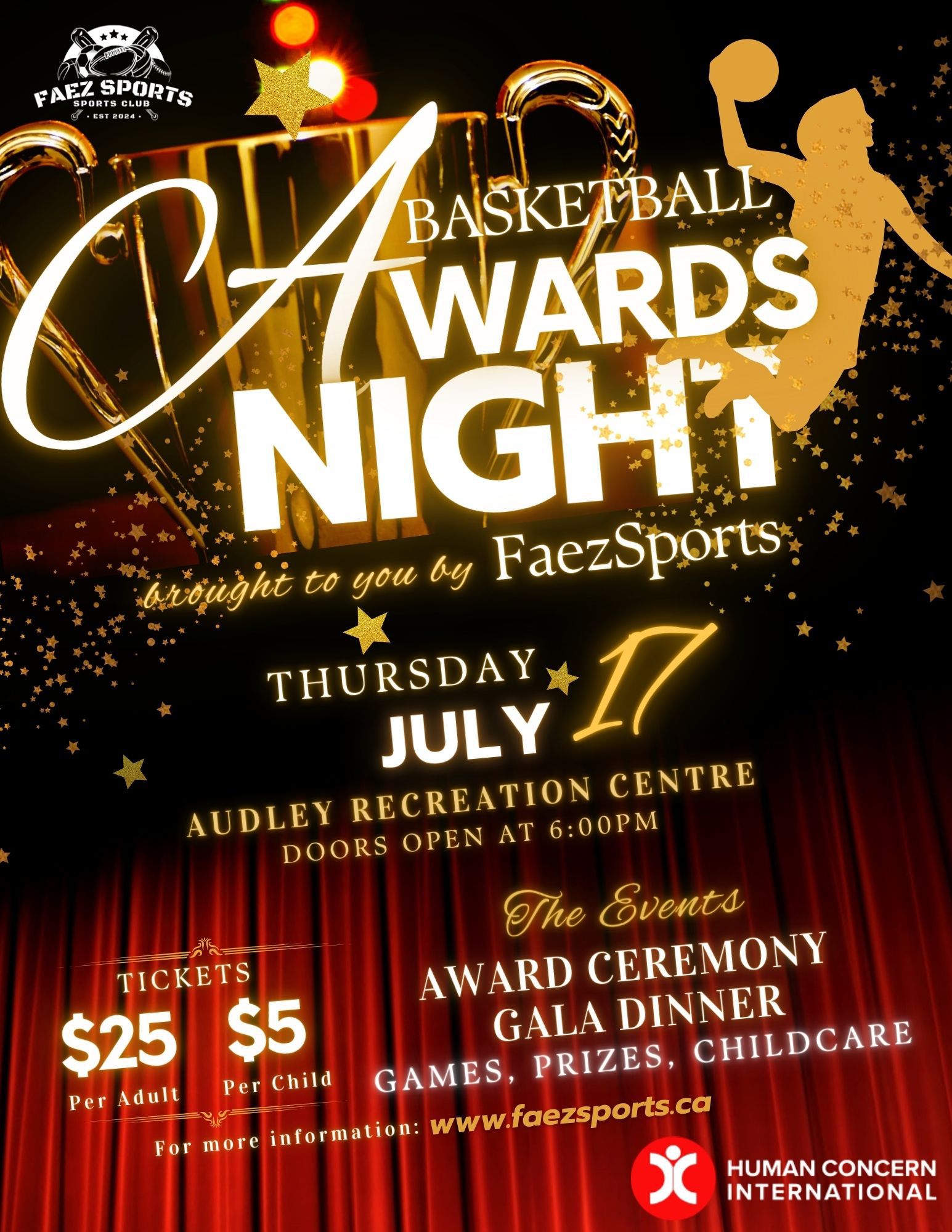 Faezsports presents the Jr Girls 2025 Award Night