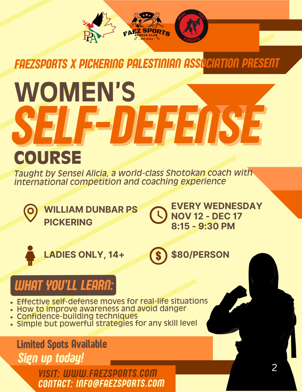 Sisters Self Defense Session 2