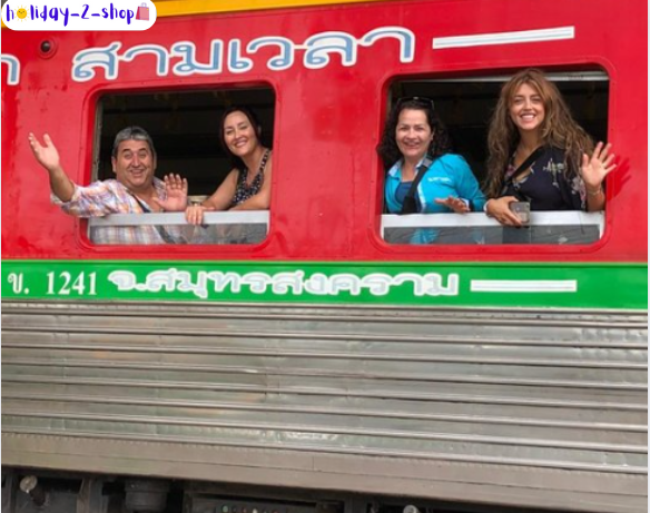 Half-Day Railway Market and Floating Market Tour in Bangkok Thailand
