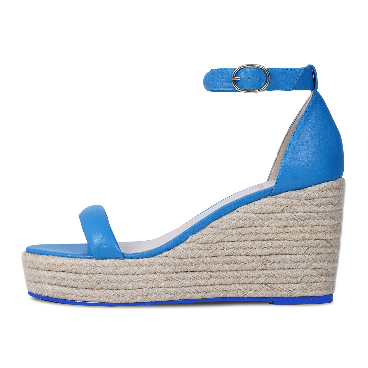 Sienna - Blue Wedge Sandals