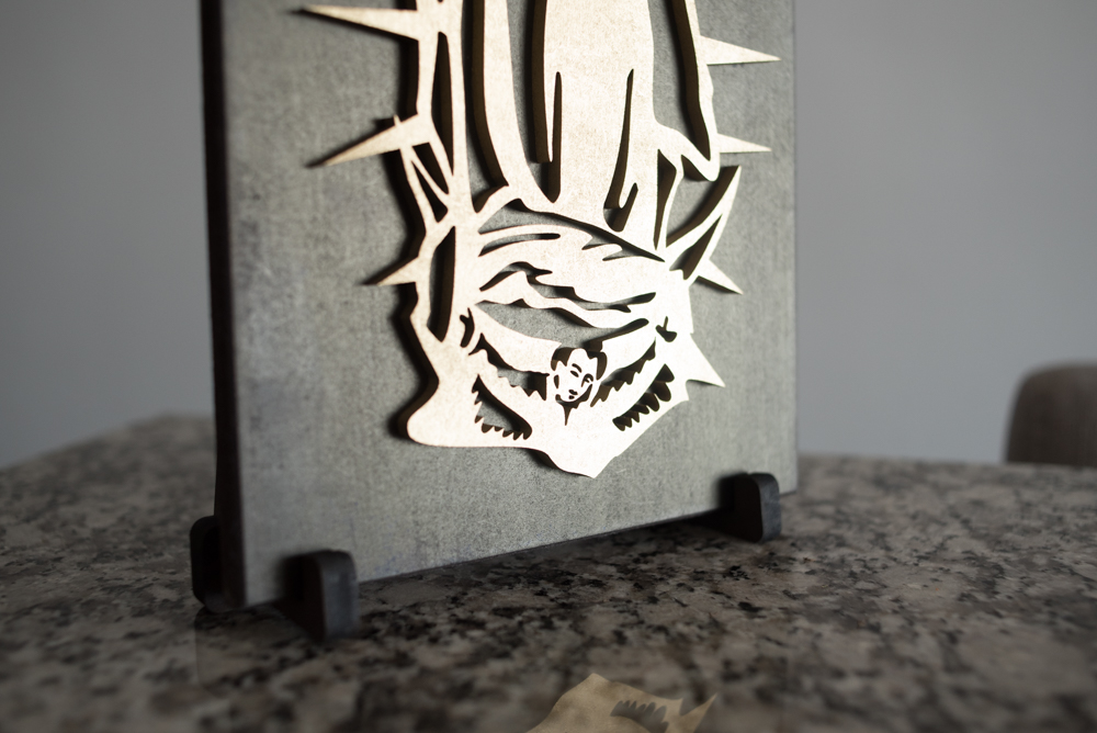 Virgencita de Guadalupe de pedestal