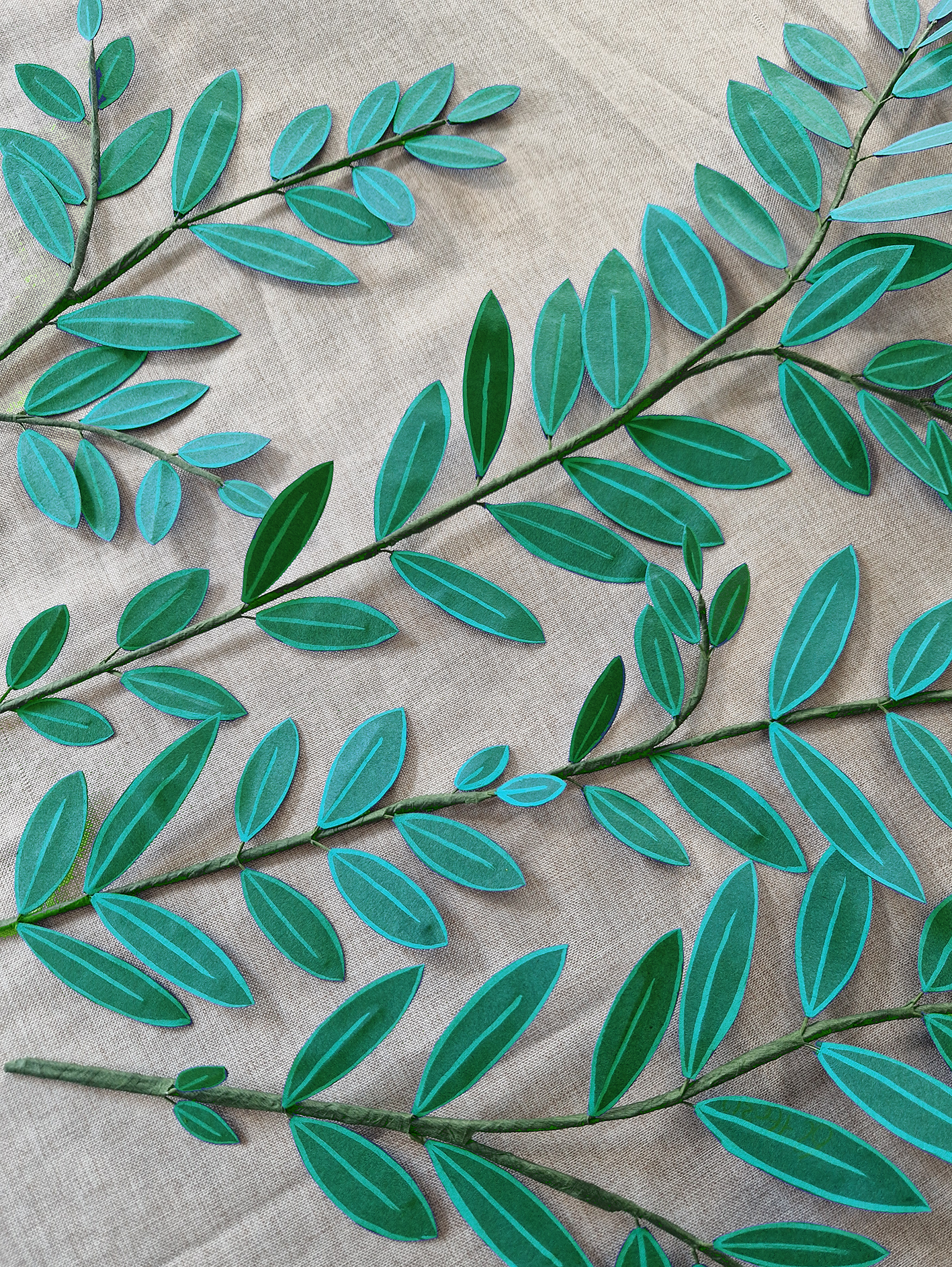 Kit créatif de plante en papier : Zamiifolia Verte