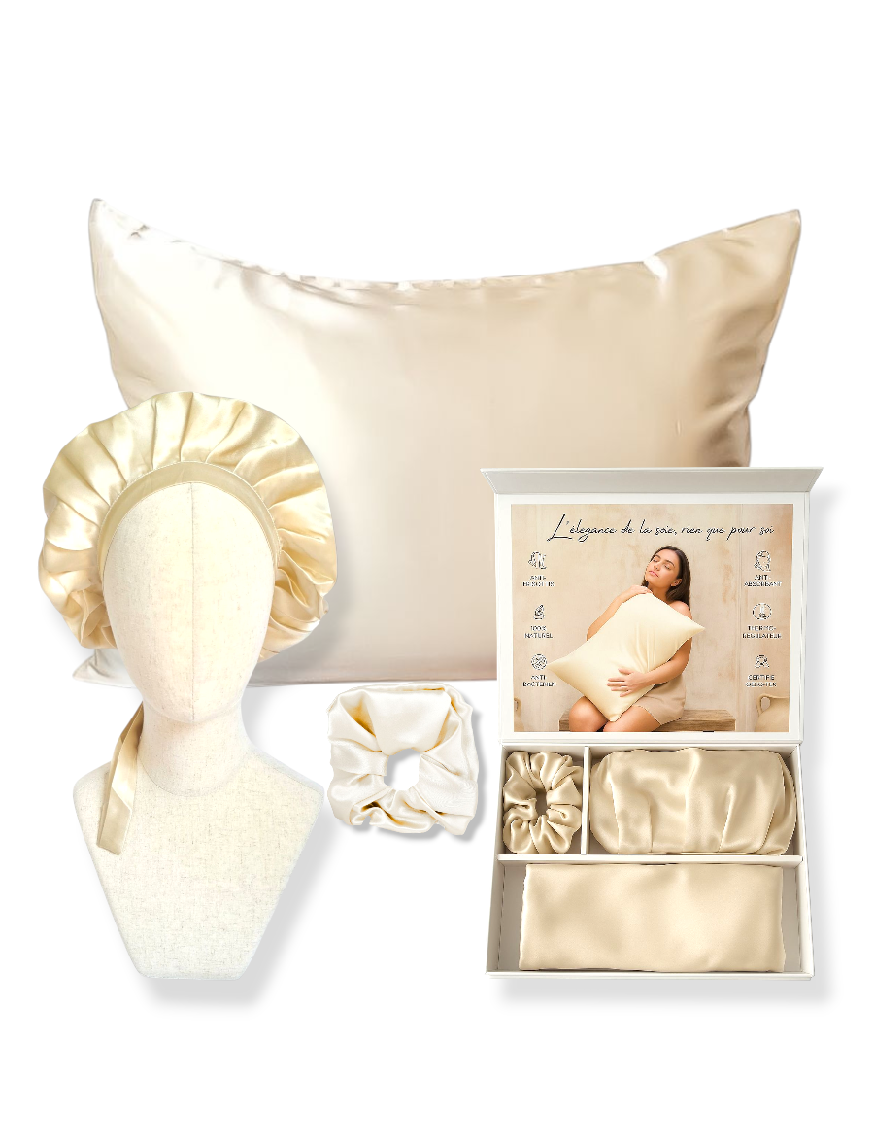 Coffret cadeau magnétique - 100% soie de murier