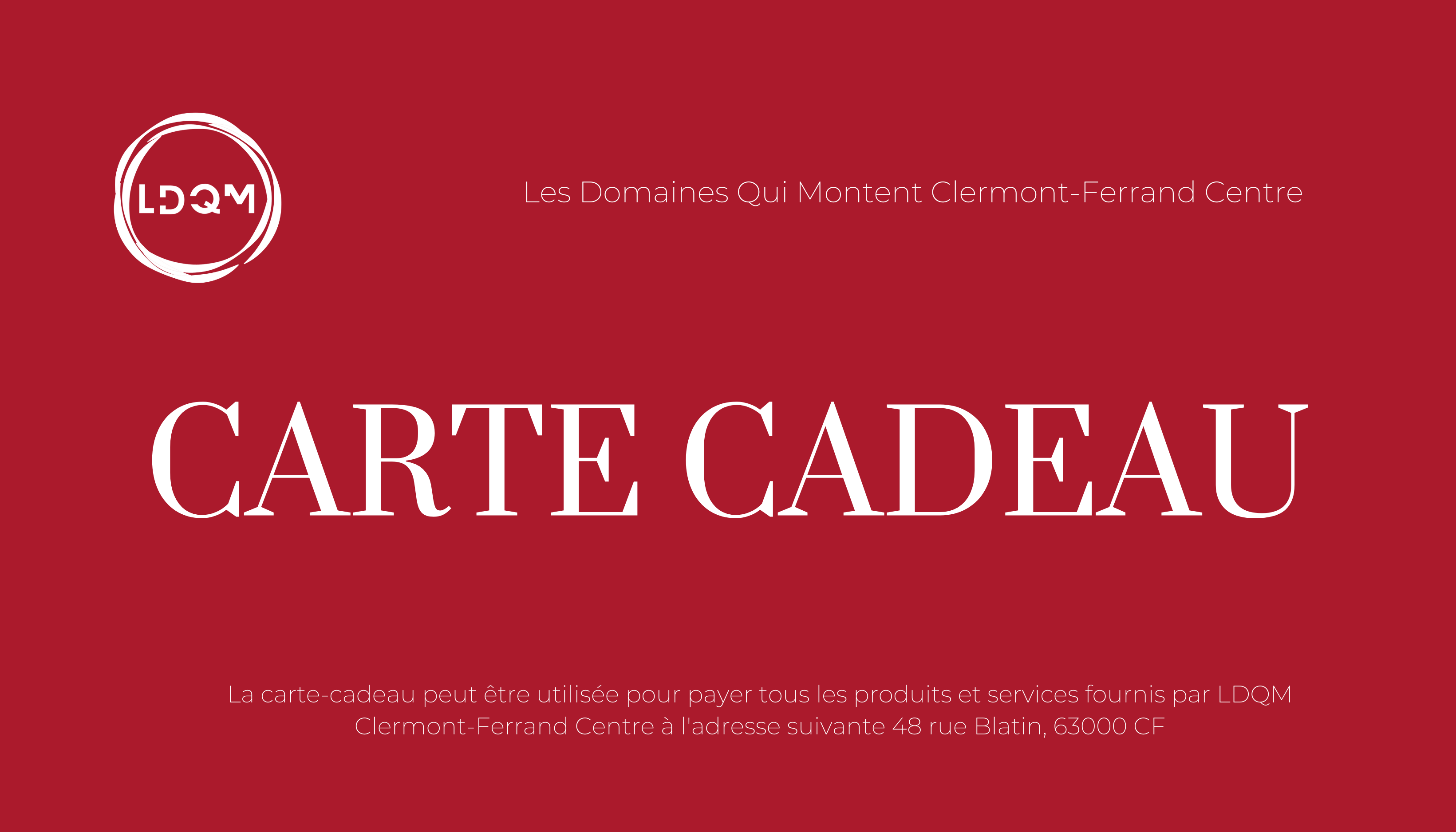 CARTE CADEAU
