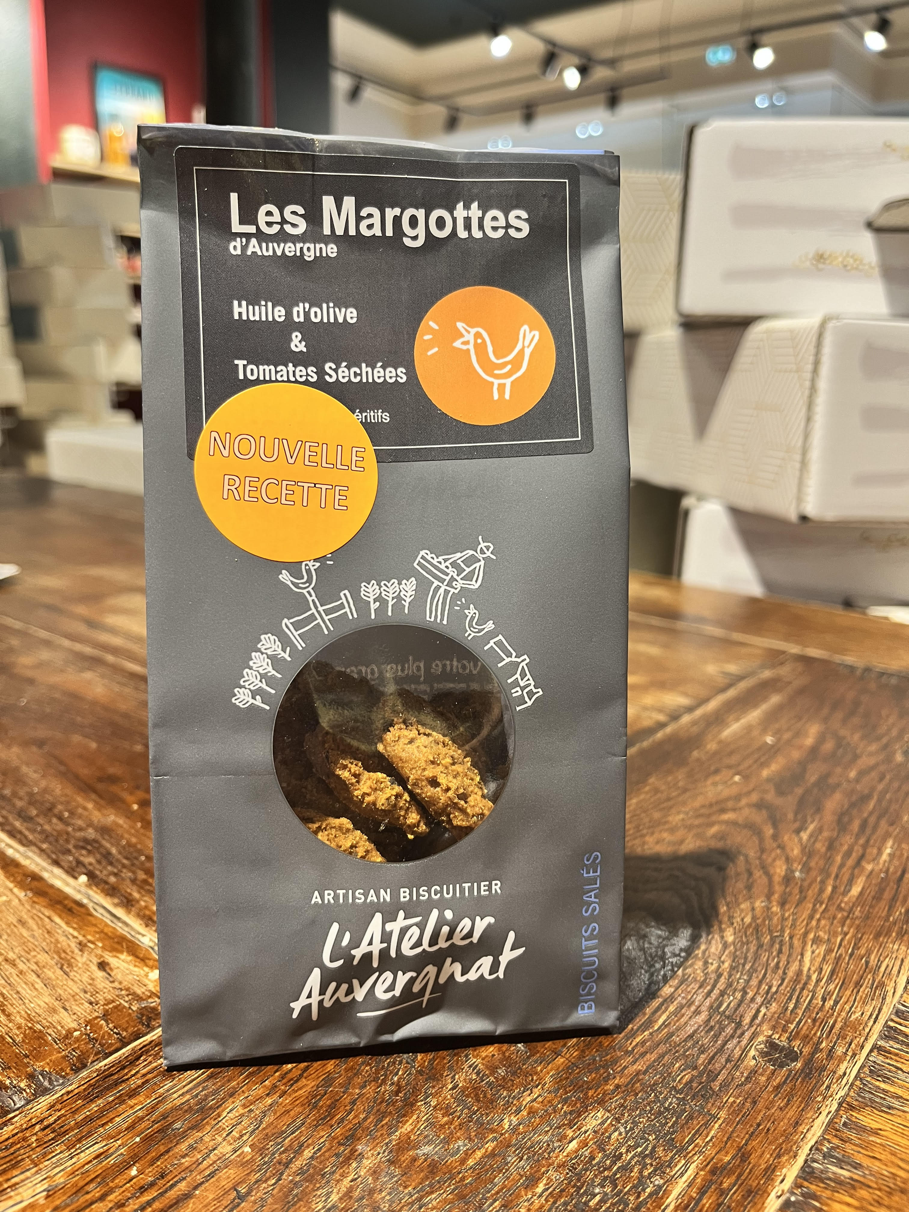 Margottes Huile d'olive & Tomates Séchées L’Atelier Auvergnat 120 GR