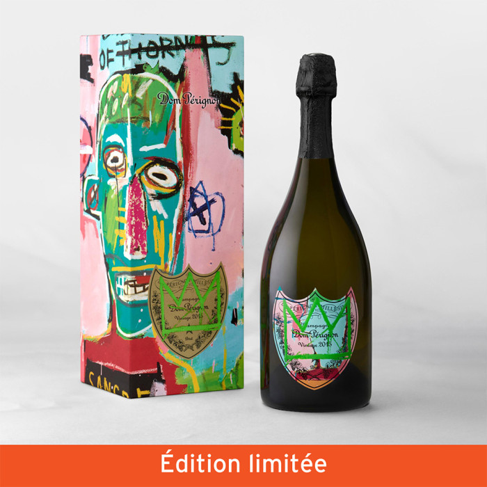 Champagne Dom Pérignon Vintage 2015 édition limitée "Jean-Michel Basquiat"