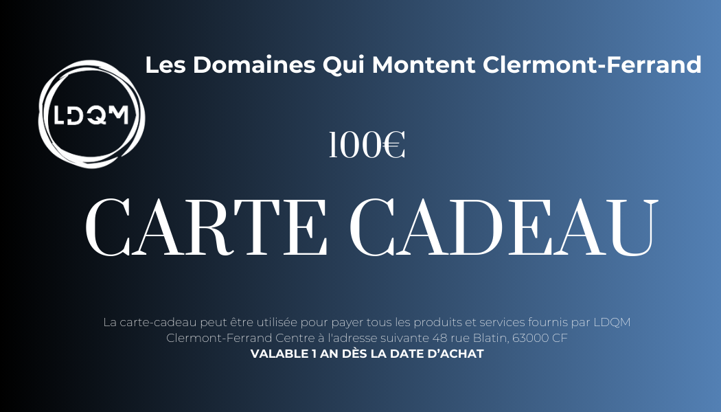 CARTE CADEAU LDQM Clermont-Ferrand 