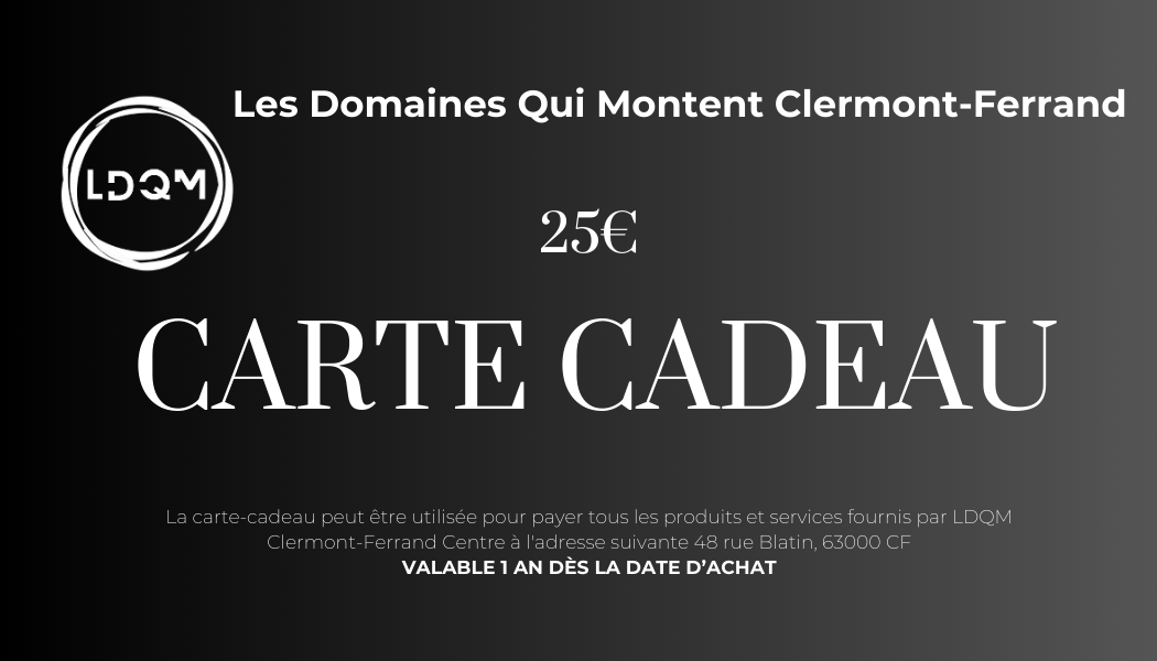 CARTE CADEAU LDQM Clermont-Ferrand 