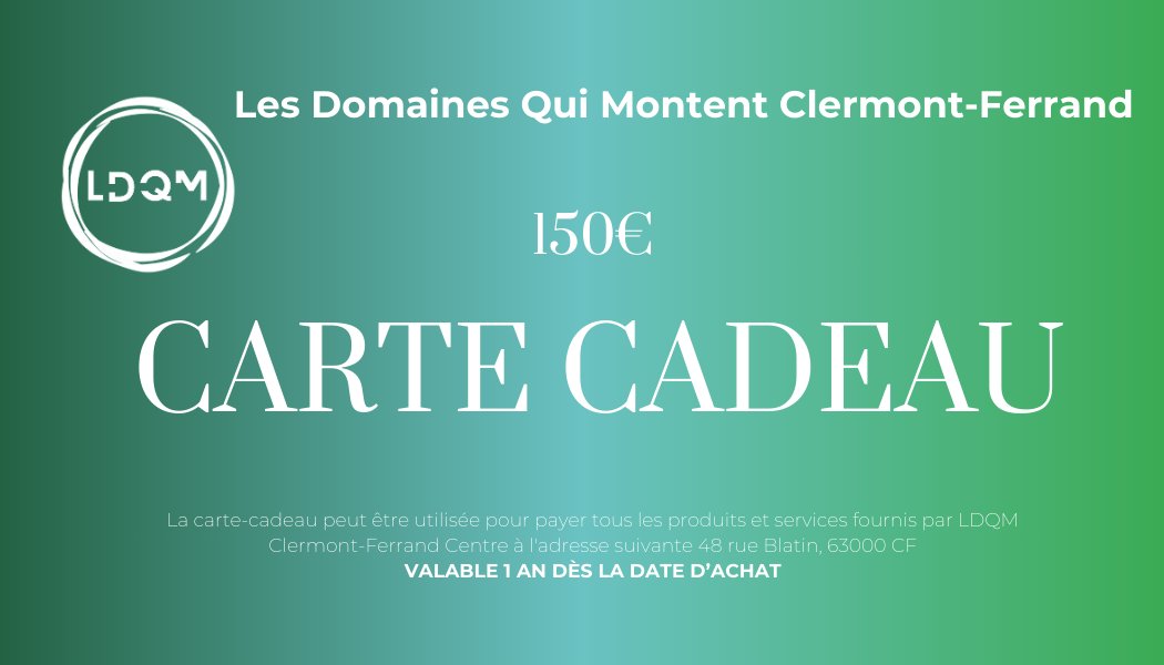 CARTE CADEAU LDQM Clermont-Ferrand