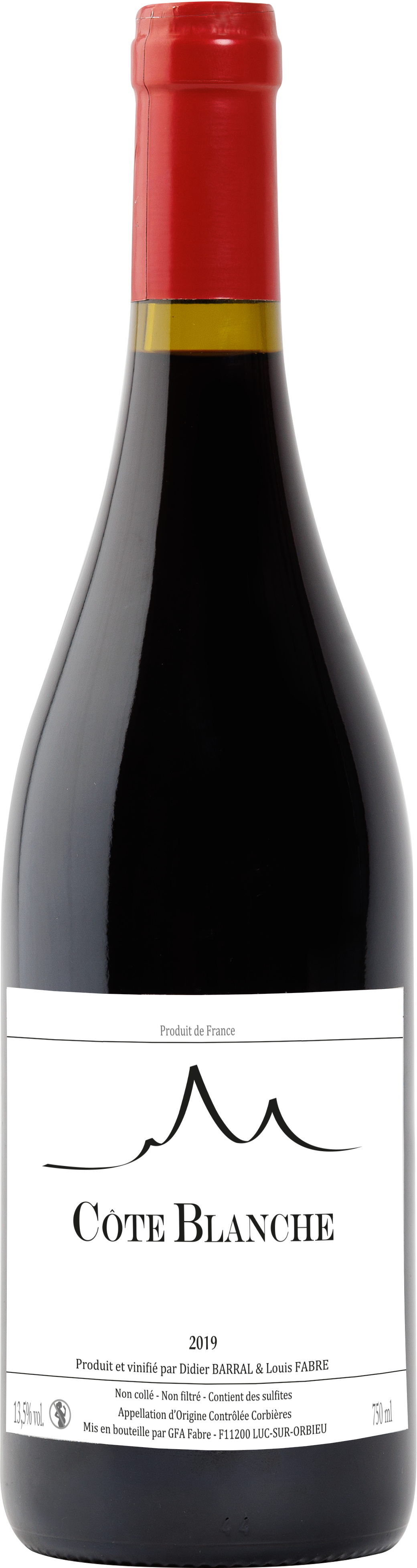 Côte Blanche Louis Fabre & Didier Barrel  | CORBIERES | VIN ROUGE BIO | 2020