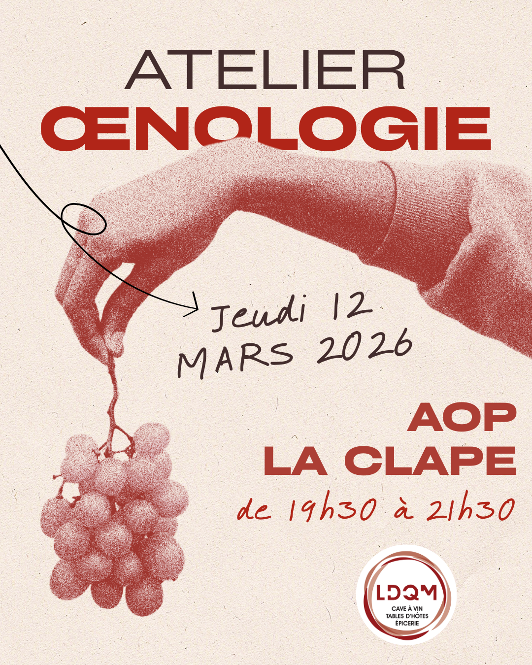 AOP LA CLAPE JEUDI 12 MARS 2026