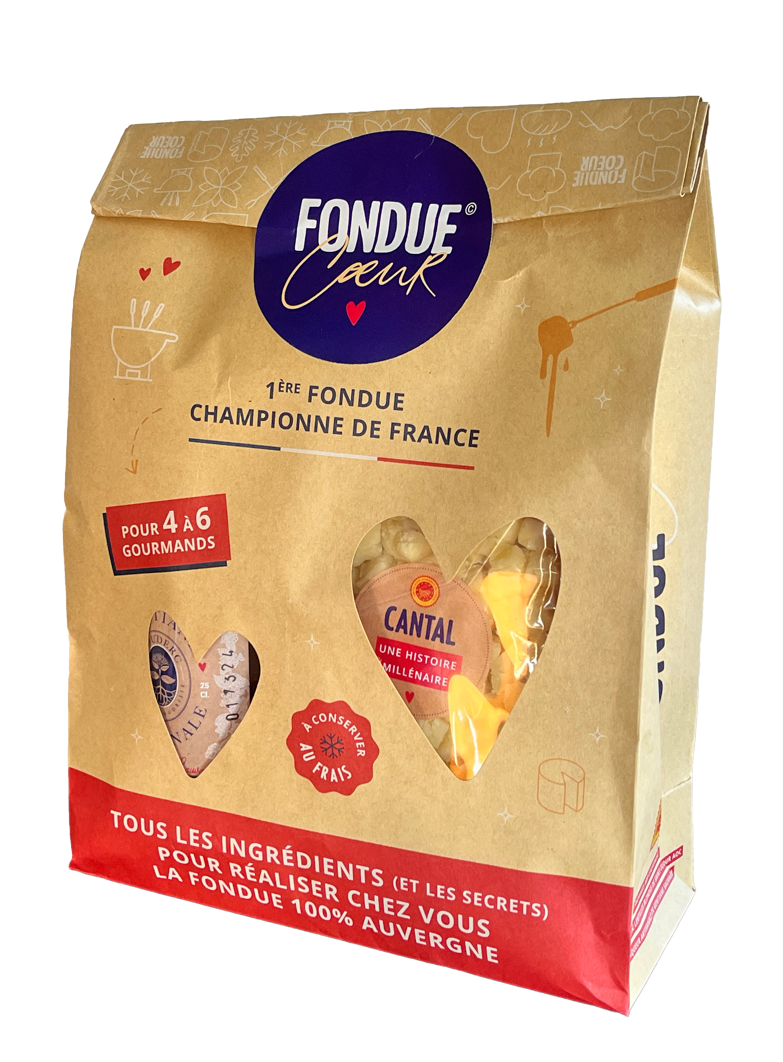 Fondue cœur 